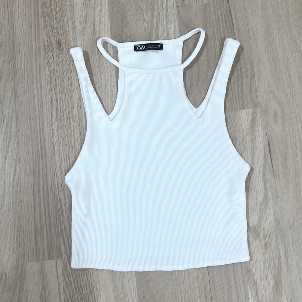 Zara ribbed cut out thank S